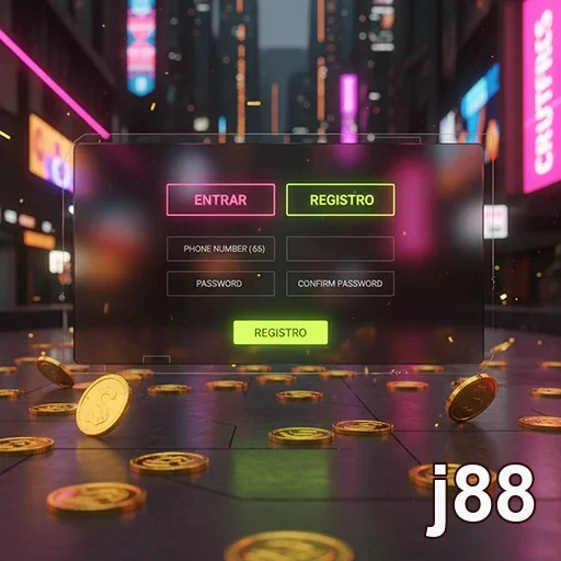 Imagem que destaca a plataforma de jogos j88 com serviços VIP